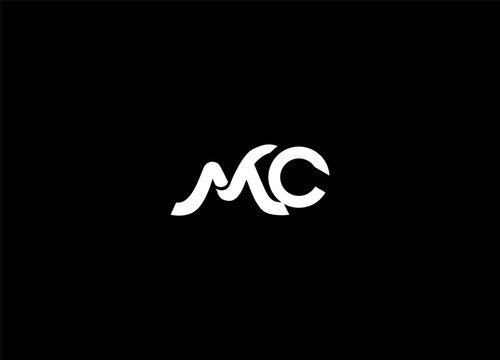 MC initial creative logo design and letter logo 