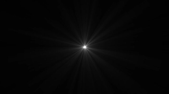 Animation white cc light rays Glitter, shiny, bright, flare footage Isolated white light rays, Shine or sun effect on cc light ray effect on black screen cc light 4 video.