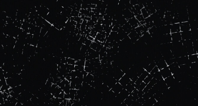 
Abstract black background with white scratch grid lines grunge overlay texture
