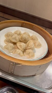 せいろで蒸した小籠包