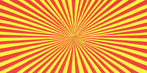 Fototapeta premium Orange Abstract Sunburst Background with Bright Rays and Starburst Pattern for Wallpaper, Backdrop and Decorative Design