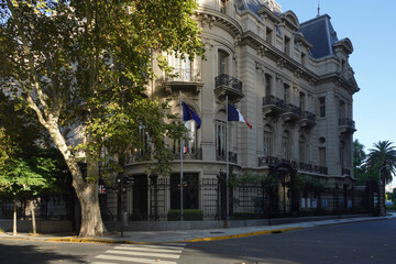 Palacio Ortiz Basualdo, qui  abrite l'ambassade de France à Buenos Aires © Laurent JAMIN