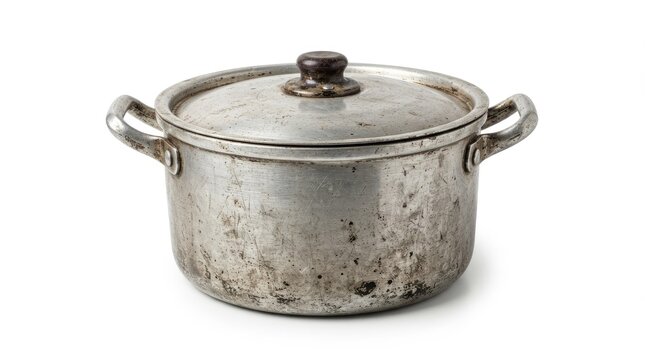 old metal pot