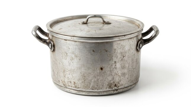 old metal pot
