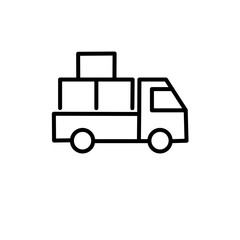 Fototapeta premium Cargo Truck Delivery