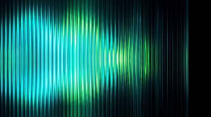 Fototapeta premium Abstract Cyan Lime Dense Micro Fluted Glass Texture Background