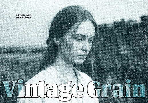 Vintage Grain Photo Effect