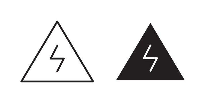 High voltage icon