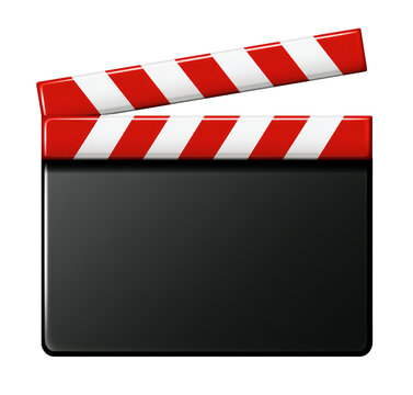 Film clapper board. Generative AI technology.	