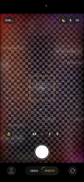 Mobile phone camera rec overlay mockup with cctv colored noise glitch vintage effect isolated. Recorder cam display. Video or photo recording screen. Viewfinder Layout template. Vector illustration