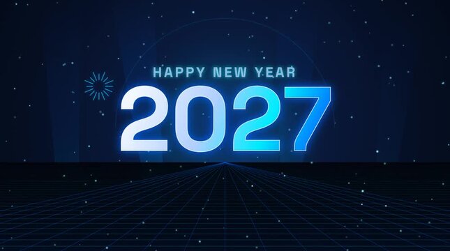 Corporate Blue 2027 Celebration