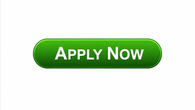 Green call to action apply now button with white text