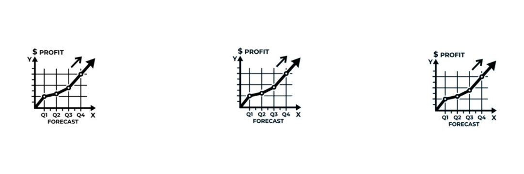 Graphs showing linear and quadratic functions with coordinate axes