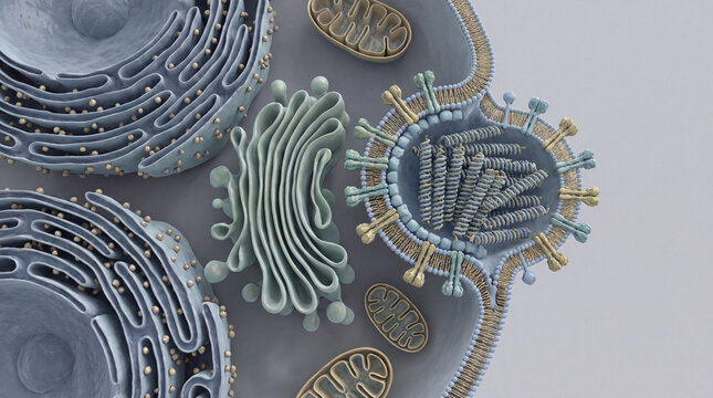 Influenza Virus Assembly and Budding at Host Cell Membrane Model