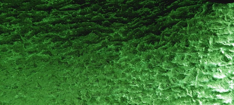 Green wavy textured background with rough stone pattern