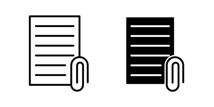 Attach document icon