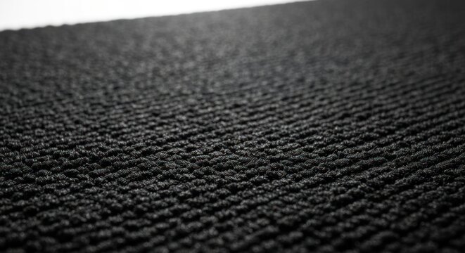 Close-up of dark textured fabric with subtle light gradient.