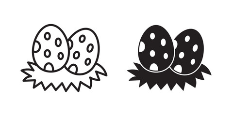 Fototapeta premium Dinosaur egg icon