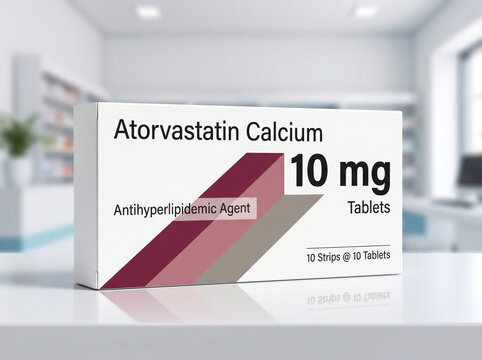 Generic atorvastatin calcium 10mg tablets for cholesterol management