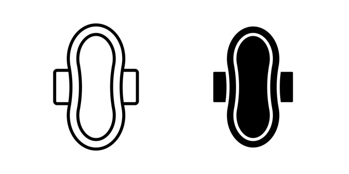 Hygienic pad icon
