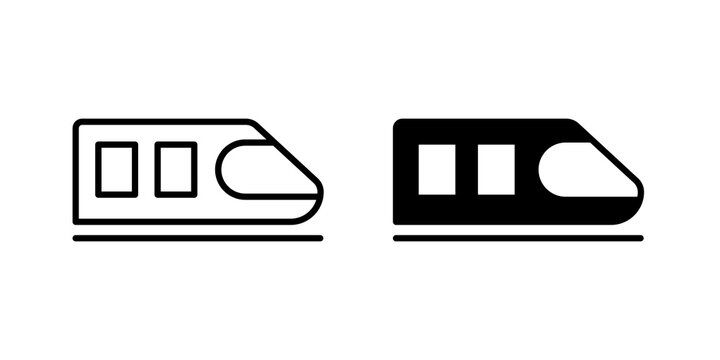 Metro train icon