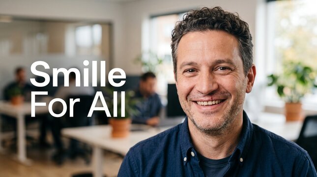 Authentic and beautiful cleft lip smile portrait for inclusivity and self acceptance concept