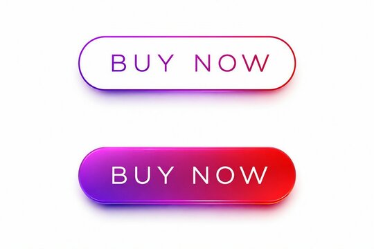 Modern buy now call to action button with gradient and glow effect