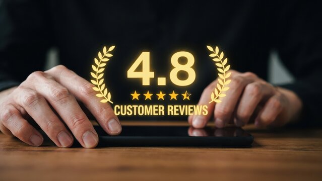Positive customer review with 48 rating