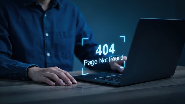 404 page not found concept