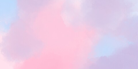 Fototapeta premium Pastel watercolor background creates soft abstract color blends