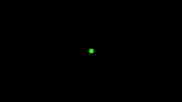 Vibrant solid green circle button with black checkmark animation on a dark background for smooth task completion, approved order status, success confirmation and positive user feedback loop.
