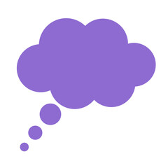 Fototapeta premium Thought bubble cloud icon