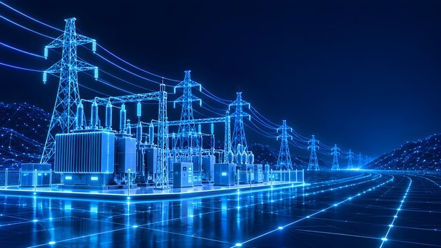 Futuristic Digital Smart Grid and Power Substation Network for Renewable Energy Infrastructure