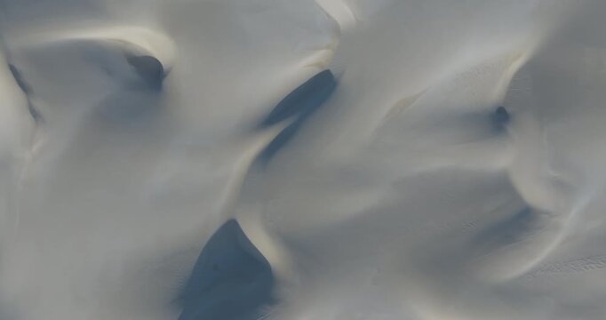 Abstract Aerial View of Sand Dunes, Dongara, Western Australia, 4K Drone
