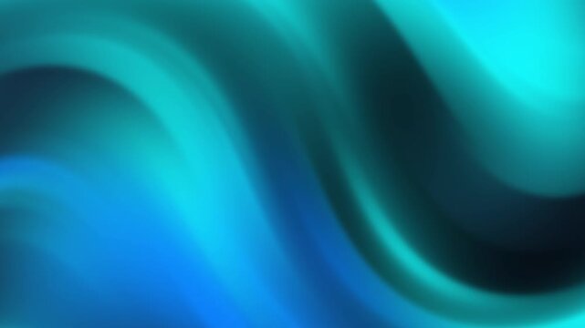 Abstract Turquoise Blue Motion Wave Background.