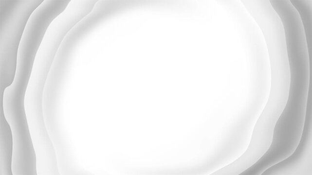 Animated white color simple and classy circular shapes with blank space loop able background for logo reveal business purpose
