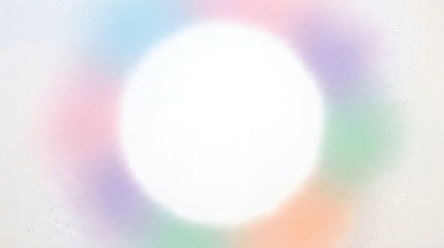Silhouette of colorful abstract gradient blend