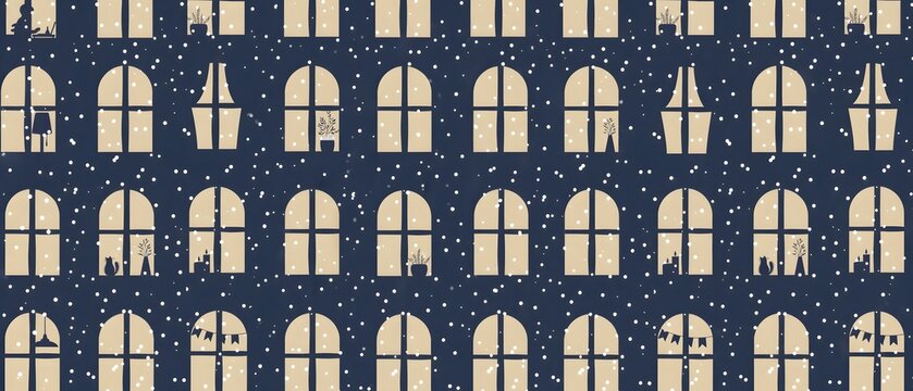Abstract minimalist geometric graphic pattern or design beautifully presented