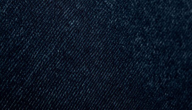Full frame texture of dark blue denim fabric background
