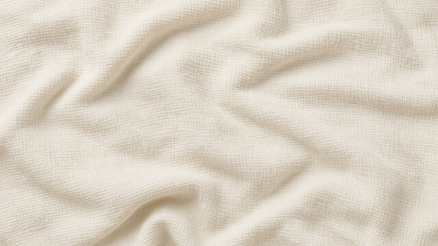 Cream muslin fabric backdrop soft wrinkles studio background