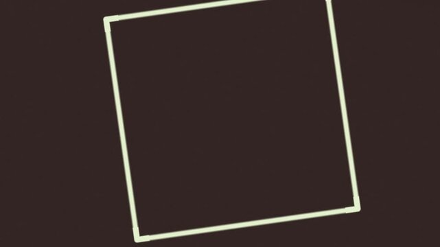 Square Frame on Dark Background