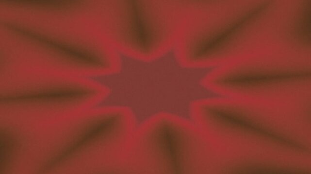 Symmetrical red and brown abstract pattern with radial design