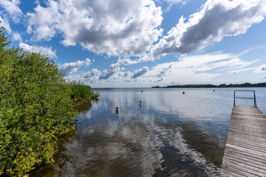 Die M&uuml;ritz in Sietow im Sommer