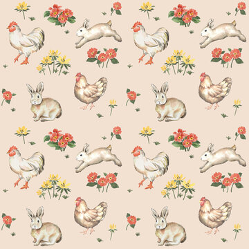 easter seamless pattern