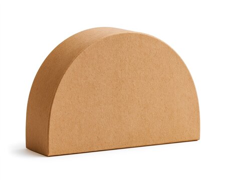 Golden Half-Circle Pillow