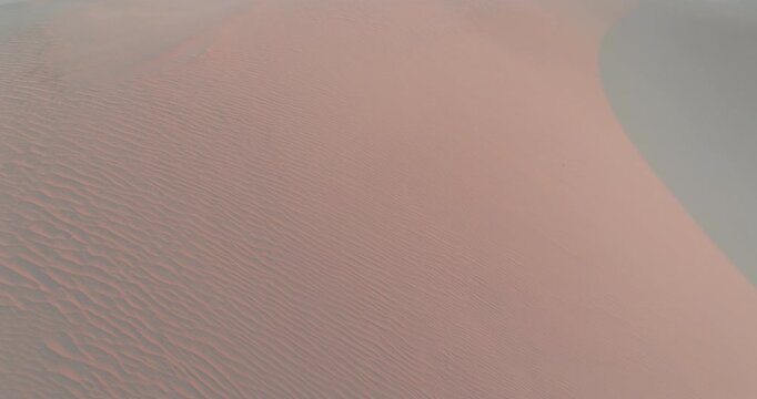 Abstract Aerial View of Sand Dunes, Dongara, Western Australia, 4K Drone