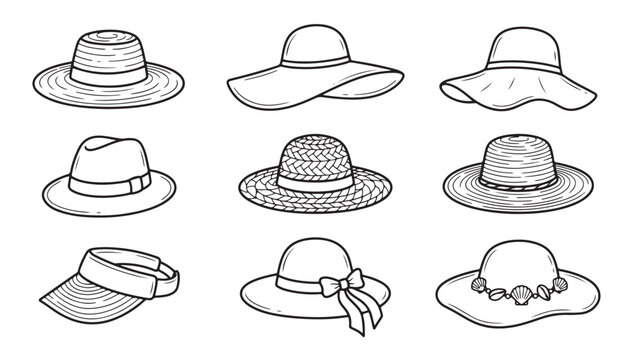 Beach hats