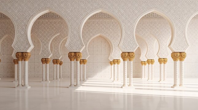 Modern abstract lamp collection on stands