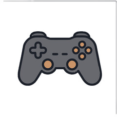 Video game controller icon © Ariwei