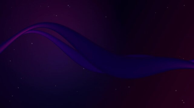 Abstract Flowing Ribbons Animation, Looping Motion Graphics Background, Dynamic Fluid Design, Elegant Visual Effect.